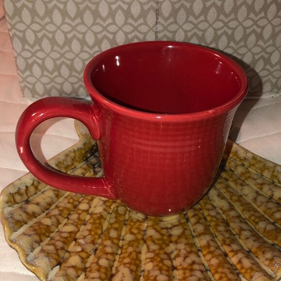 Bistro Brights Candy Apple Red Roomy Mug - Picture 1 of 6